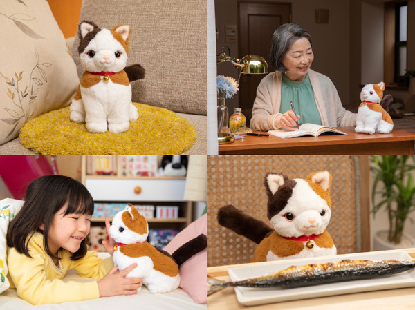 三毛猫のおしゃべりぬいぐるみ「みけねこミミコ」ジャパネットたかたで先行販売 累計20万体販売の音声認識人形シリーズ