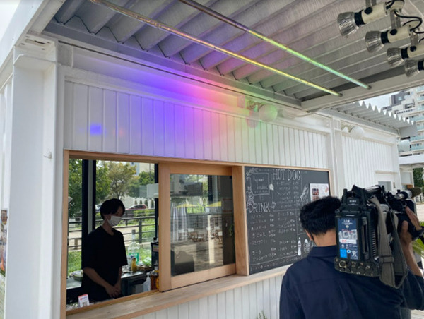 出前館で注文された各店舗の飲食物をドローンが配送 新潟市信濃川で10日間のテストマーケティングを実施