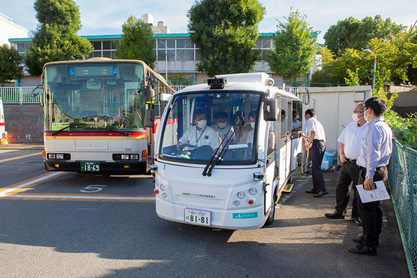 【動画】東急が自動運転バスを報道陣に初公開　公道での試乗会レポート　高齢化社会に向けたラストワンマイルの実証実験