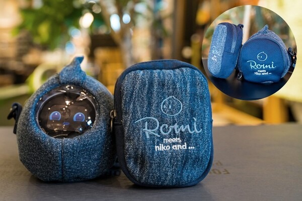会話AIロボット「Romi」とファッションブランド「niko and …」初のコラボレーション 「Romiを持ち運びできる専用バッグ」発売