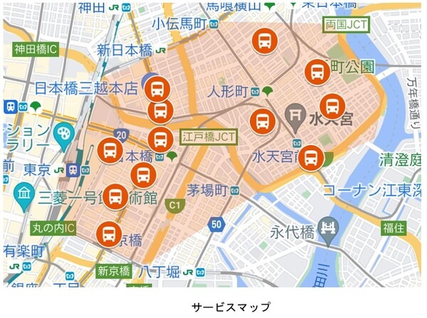 NearMe、LINEを利用したAI“シェアシャトル”を展開　日本橋エリアの観光や買い物スポットを巡回「&MOVE日本橋」試験運行を開始