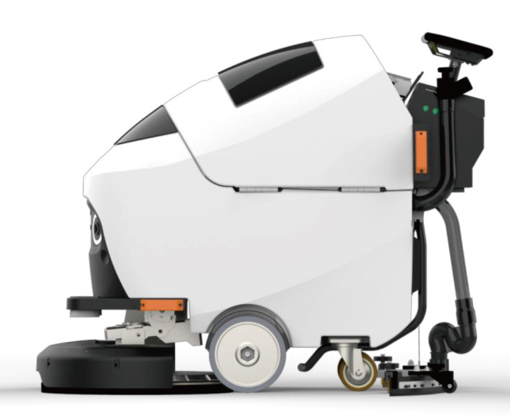 アマノとPreferred Roboticsが小型床洗浄ロボット「HAPiiBOT」を開発 AI技術で自律移動しながら床面を自動洗浄