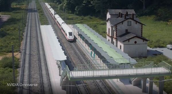 ドイツ鉄道がデジタルツイン導入に着手　5,700駅と33,000km路線の鉄道網をNVIDIA Omniverseで構築　次世代の鉄道システム構築へ