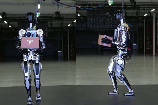 テスラが人型汎用AIロボット「オプティマス」試作機の稼働デモを初公開　イーロン・マスク氏が描くヒューマノイドの未来とは