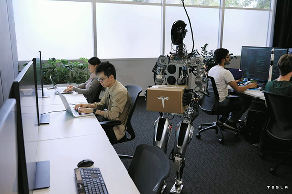 テスラが人型汎用AIロボット「オプティマス」試作機の稼働デモを初公開　イーロン・マスク氏が描くヒューマノイドの未来とは