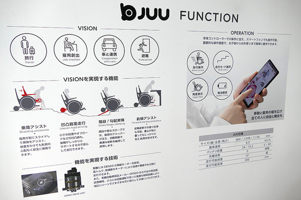 トヨタ、階段も登れる「自由」な電動車椅子「JUU」を国際福祉機器展2022で公開　車載部品活用で高信頼性とコストメリットを実現