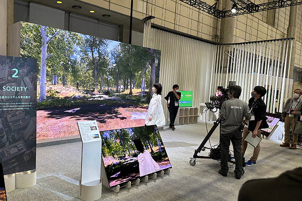 人工衛星を操作して宇宙から地球が見られる日がもうすぐやってくる！ソニーが「STAR SPHERE」体験ブースを展示　CEATEC2022