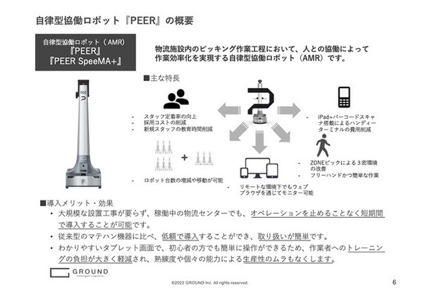GROUNDとダイアモンドヘッド、アパレルECサイトの裏側で動く自律型協働ロボットの実稼働現場を公開