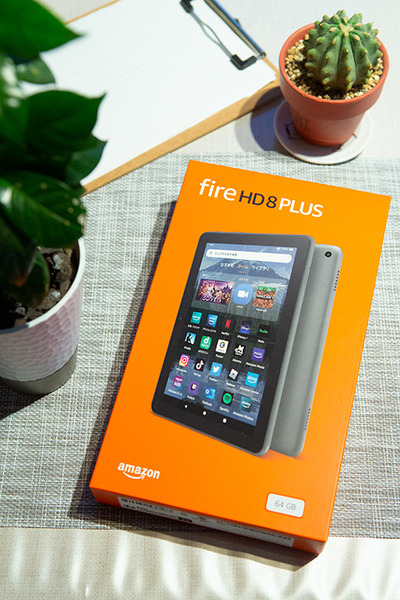 最大30％高速化した「Fire HD 8 Plus」実機レビュー　コスパ抜群の新世代タブレット、良いところ/注意点/音質比較/開封の儀