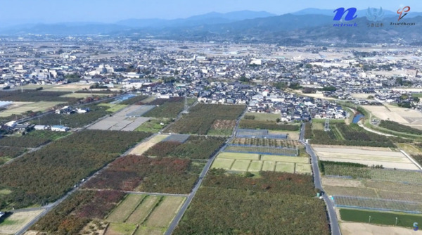 福岡県うきは市が「ドローン物流配送実験」を実施 JAにじ耳納の里や住民と連携して「屋部山荘」に地域の食材を配送
