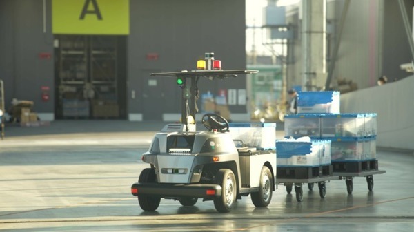 ヤマハ発動機の自動運転EVを用いた自動搬送サービス「eve auto」eve autonomyが提供開始 工事不要で導入可能 1,500kgまで牽引