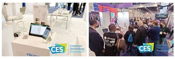 世界的メディアが注目するスマートイヤホン「clip EAR」羽田空港に40台納品　ドーナッツ ロボティクス