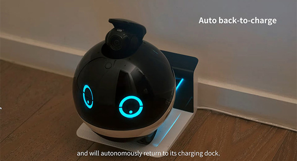 家族コンパニオンロボット『Enabot EBO X』発表　自律移動して見守り、危険通知やビデオ通話、Alexa連携、ハーマン製スピーカー搭載
