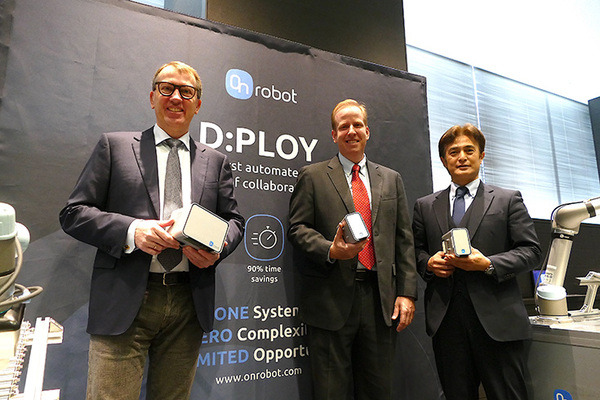 ロボットハンドからソリューションプロバイダへ　OnRobot、ロボットアプリを簡単に構築できる「D:PLOY」を発表