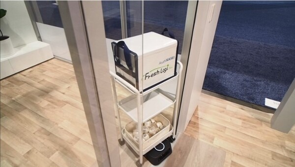 IoTやロボットで宅配物の受取/発送「スマートクローク・ゲートウェイ」を旭化成ホームズがCES 2023で提案　Preferredと開発