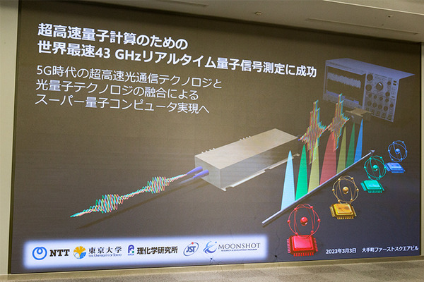 【速報】NTT/東京大/理研/JST　革新的な量子コンピュータ新技術で驚きの成果　世界最速43GHzを計測！量子と光通信を融合、量子マルチコアの実現へ「IBM Qを置き換えたい」
