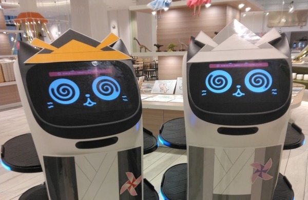 遊園地のようなレストランにキュートなネコ型配膳ロボットのスタッフが仲間入り　北海道 北湯沢温泉・森のソラニワ
