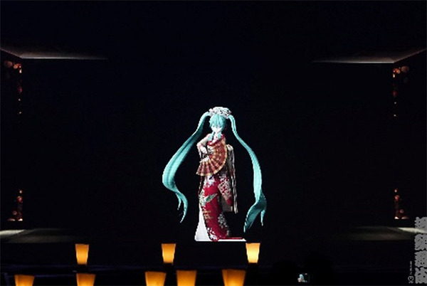中村獅童×初音ミク 超歌舞伎『御伽草紙戀姿絵』を披露　NTT最新技術Another Meで「獅童ツイン」再登場　ニコニコ超会議レポート