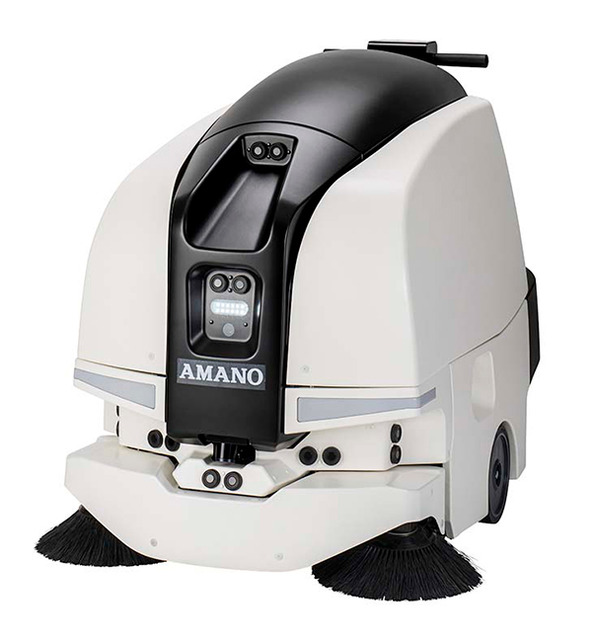 アマノがスイーパー型の業務用ロボット掃除機「RSrobo」新発売　自律走行技術と大容量バケット搭載、確かな除塵を実現
