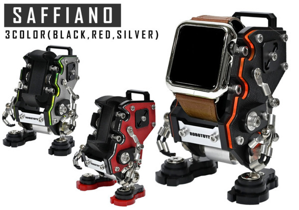AppleWatchが近未来ロボットになるウォッチスタンド　充電にも対応　Makuakeで先行販売開始