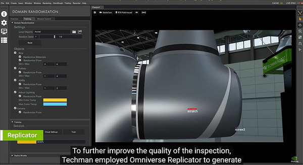 NVIDIA ロボットシミュレータ「Isaac Sim」で製造ラインの検査を改善する動画を公開　Techman Robot事例では検査時間を20%短縮