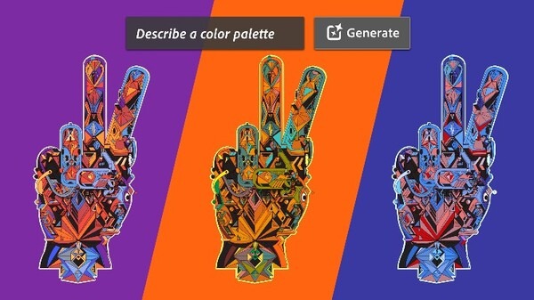 「Adobe Illustrator」にジェネレーティブAI「Adobe Firefly」の Generative Recolor を初搭載　イメージを言葉にしてベクターアートを生成