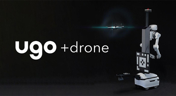 ロボットに搭載したドローンが飛び立ちインフラを点検　「ugo +drone」陸と空の全方位点検ソリューションが実現