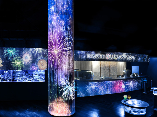 デジタル花火アート続々開催　東京タワー「日本の風景×夜景」、マクセル アクアパーク品川「花火アクアリウム」のマッピングショー　ネイキッド演出