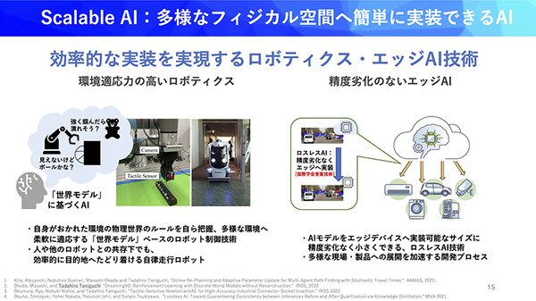 大規模言語モデルや世界モデルの応用など先端研究と現場とのギャップを橋渡し　パナソニックのAI研究・活用の現状
