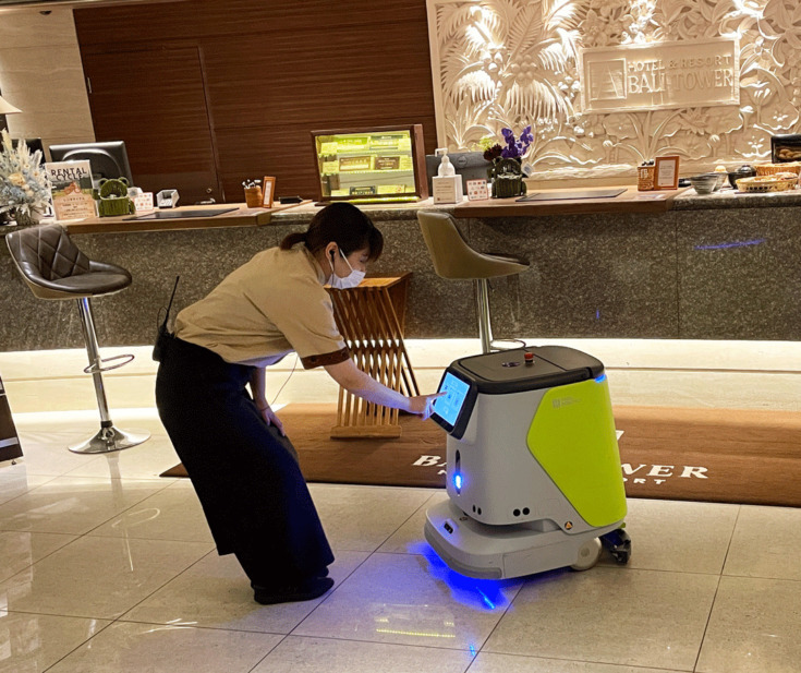 DFA RoboticsがPUDUの自動清掃ロボット「CC1」をホテルバリタワー大阪天王寺に国内初導入　清掃時間6割削減を確認