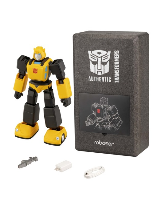 トランスフォーマー「バンブルビー」アニメ版を再現した最先端ロボットトイ　8月4日から予約開始　Robosen Robotics