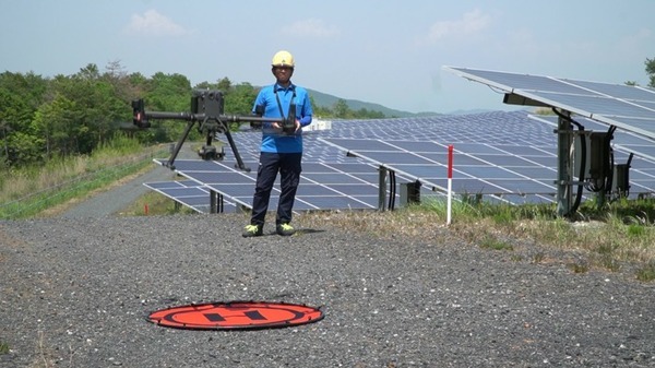 大規模太陽光パネル点検はAIドローンで効率化　センシンロボティクス『SOLAR Check』を旭電業が採用　AIが自動で異常なパネルを検知