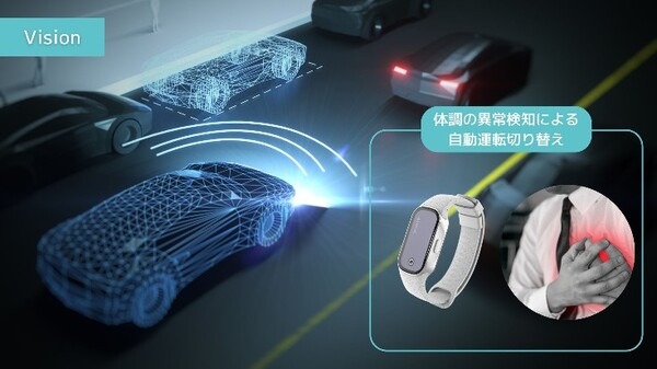 体調急変を察知し「ドライバー緊急時自動運転」の実現を目指す　ヘルステック企業とEVメーカーが事業提携