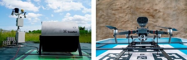 DJI製品対応の遠隔操縦型自動充電ドローンポート「DroneNest」 試用レンタル　SORABOTが5社限定2日間100万円で