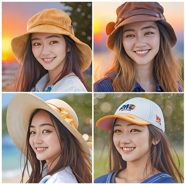 サイバーリンク「PhotoDirector」生成AIで自分のAIアバターを作成　自身のスタイルを試せる機能は帽子/メガネ/アクセサリーに人形と秋を追加