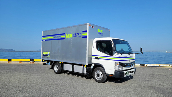 NEC、ENEOS、日通 EVトラック普及拡大に向けた「経路充電」の実証実験を福岡で開始　EV運用支援アプリの機能と有効性も検証