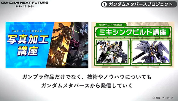 「ガンダムメタバース」など新展開を多数発表　10月に期間限定オープン、ファン同士が交流しガンプラや作品を披露も