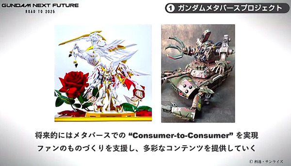 「ガンダムメタバース」など新展開を多数発表　10月に期間限定オープン、ファン同士が交流しガンプラや作品を披露も