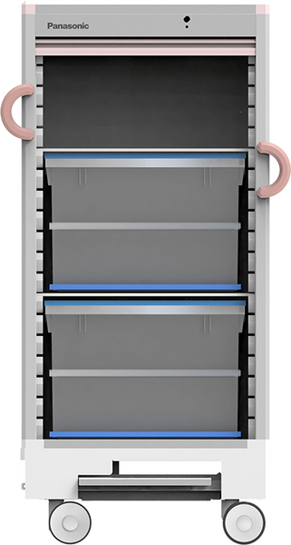 パナソニックの自動搬送ロボットの新製品「HOSPI Trail」 収納カートを脱着、置き配可能に　病院の薬剤など自律配送