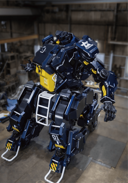 搭乗できる身長4.5mの変形ロボット「アーカックス」の特装型を開発へ　マクロス『バルキリー』等の河森正治監督がデザイン