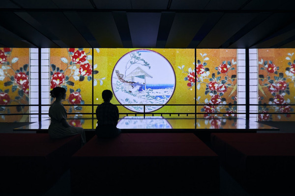 動き出す浮世絵展 NAGOYA「体感型デジタルアートミュージアム」空間体感の動画を公開！記録映像「眺」