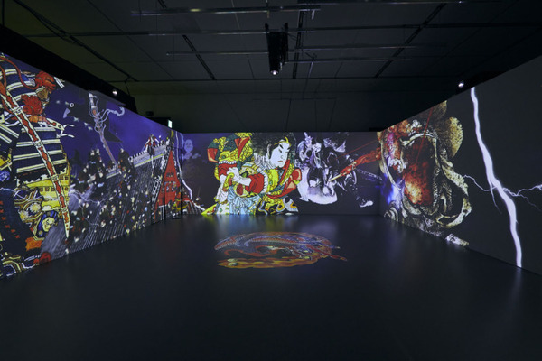 動き出す浮世絵展 NAGOYA「体感型デジタルアートミュージアム」空間体感の動画を公開！記録映像「眺」