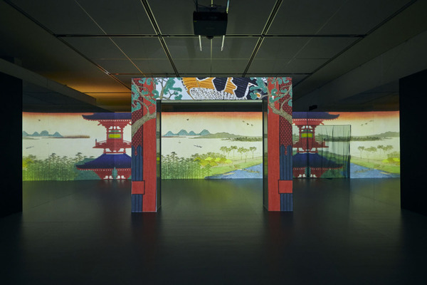 動き出す浮世絵展 NAGOYA「体感型デジタルアートミュージアム」空間体感の動画を公開！記録映像「眺」