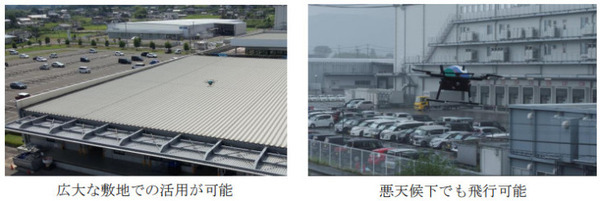 【速報:日本初】セコム 自動で巡回監視飛行し、侵入者を追尾する新型「AIセキュリティドローン」を発表　デモを公開