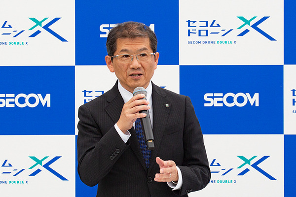 【速報:日本初】セコム 自動で巡回監視飛行し、侵入者を追尾する新型「AIセキュリティドローン」を発表　デモを公開