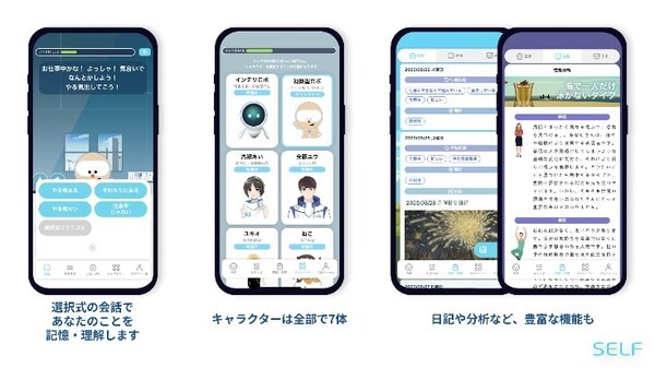 スマホアプリ「SELF」の人気AIキャラクター“古瀬あい”がChatGPTと連携　より自由度の高い会話が可能に！