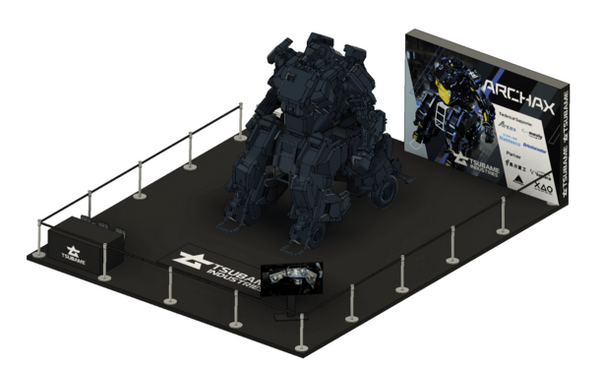 身長約4mの搭乗型変形ロボット「アーカックス」第3弾のPVを公開　最新のAIを使ったNeRF撮影で製作した迫力映像