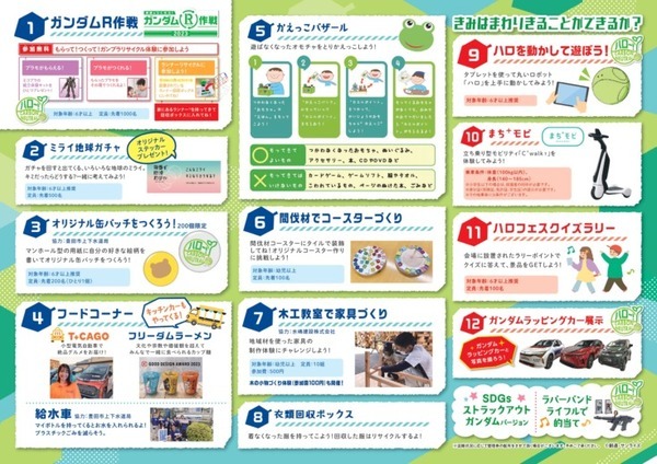 ガンダムとコラボしてカーボンニュートラルを楽しく学ぶイベント「ハロー！カーボンニュートラルフェス2023」豊田市で開催