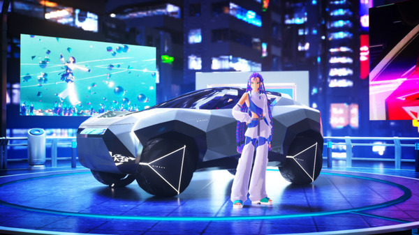 日産がジャパンモビリティショーで発表のEVコンセプトカーやキャラの予告動画　フォートナイト上にオリジナルワールド公開