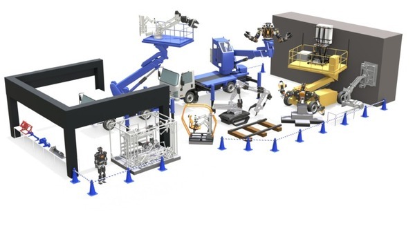 複数の大型ロボット重機による協調作業の実演展示を実施　人機一体が「2023国際ロボット展」に出展